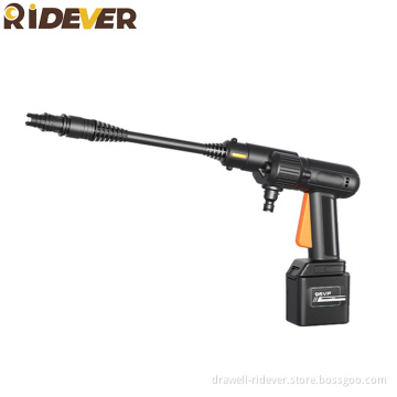 Ridever Portable Car Washer Pressure Machine 25V Wireless 30000MA Car Wash Gun Pressure Washer